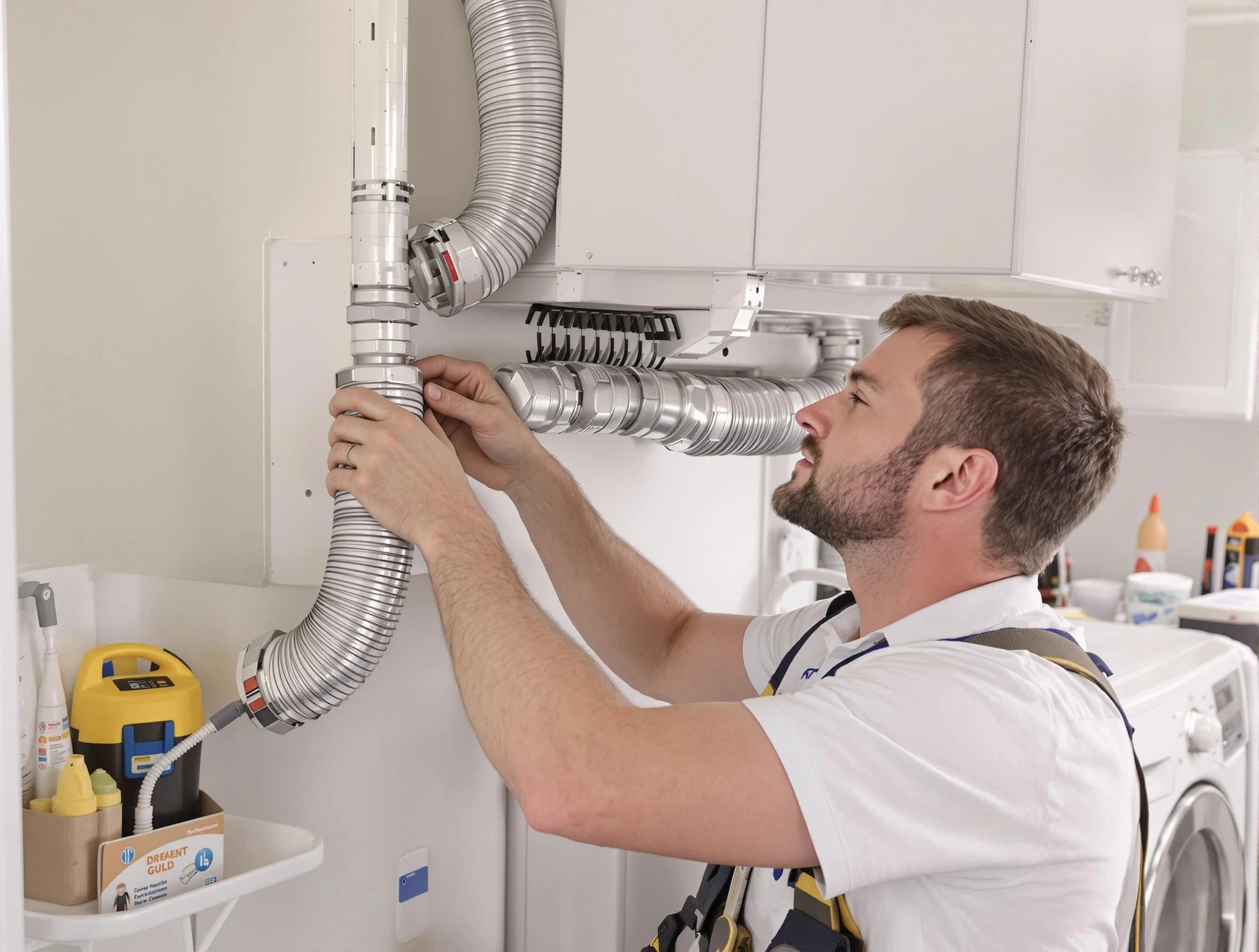 Professional dryer vent repair and installation by Attleboro Dryer Vent Cleaning in Attleboro