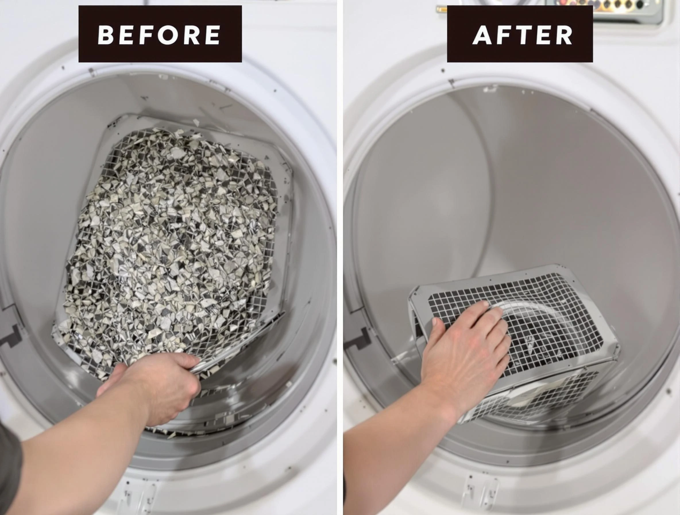 Professional lint trap cleaning by Attleboro Dryer Vent Cleaning in Attleboro