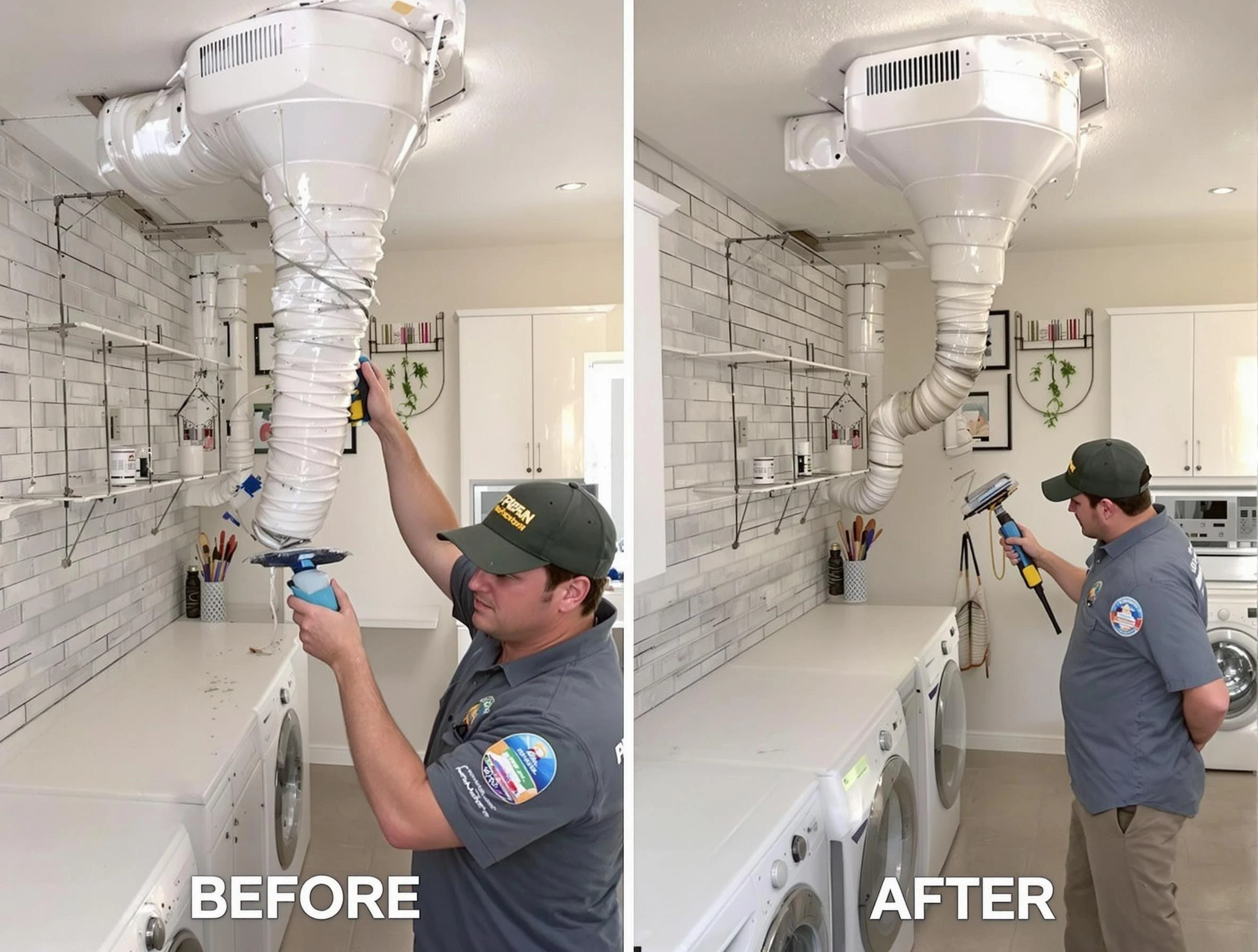 Professional dryer exhaust vent cleaning by Attleboro Dryer Vent Cleaning in Attleboro