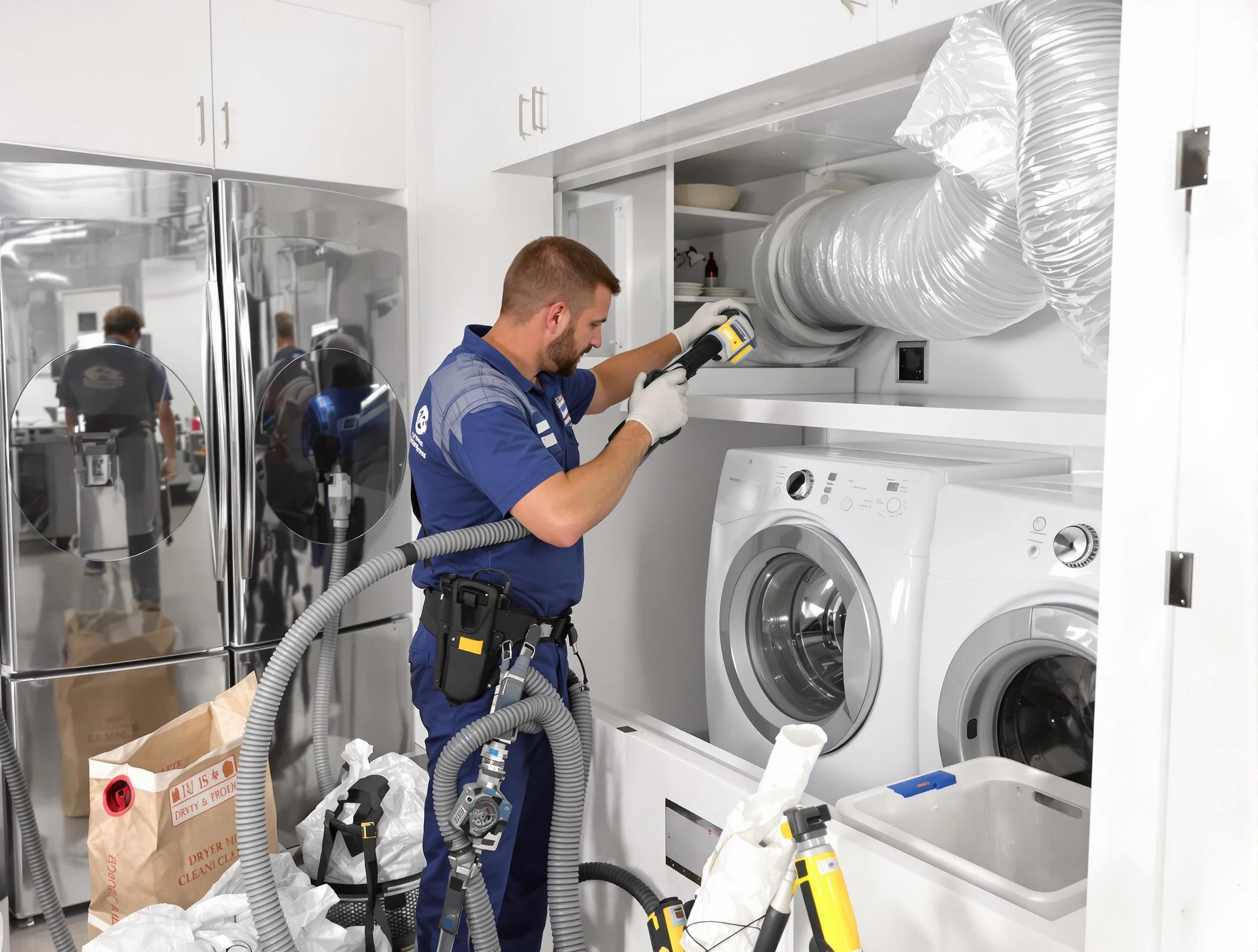 Professional duct cleaning by Attleboro Dryer Vent Cleaning in Attleboro